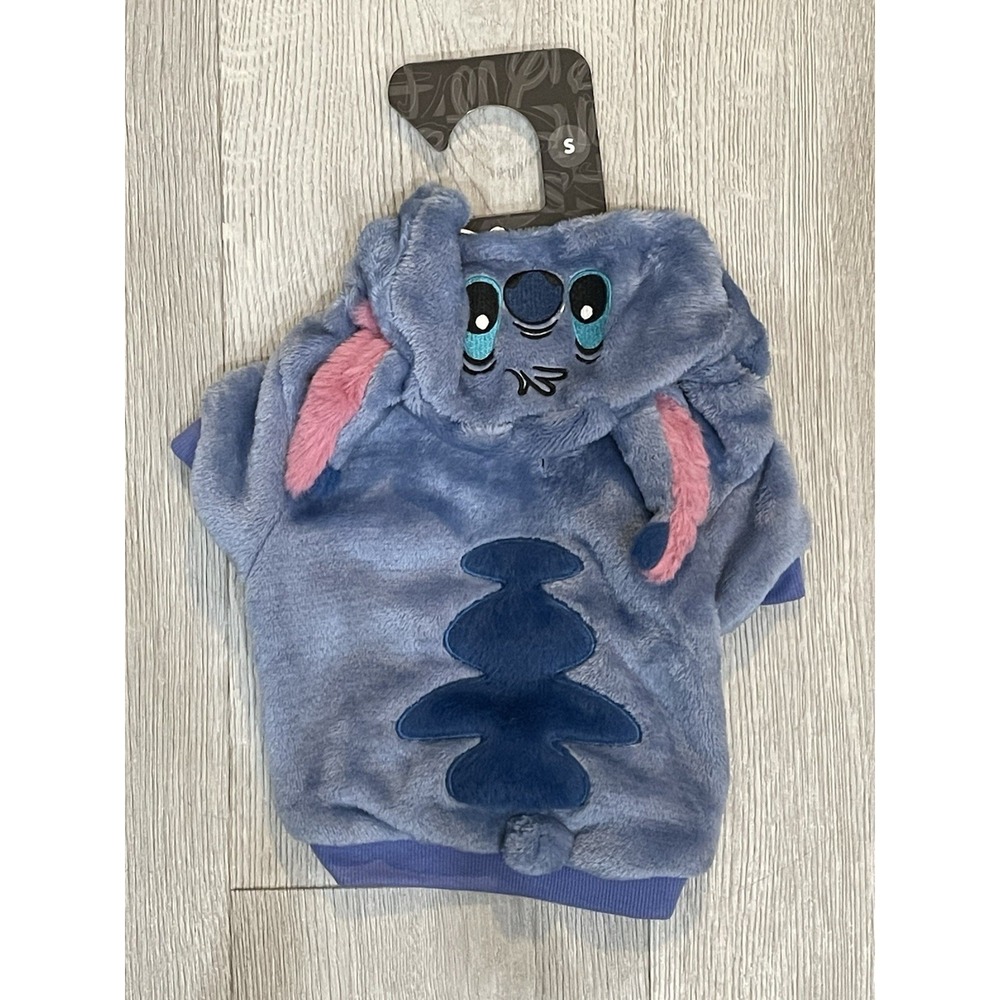 NEW Disney Halloween Fluffy Pet Dog Costume - Lilo & Stitch - Stitch - Size S